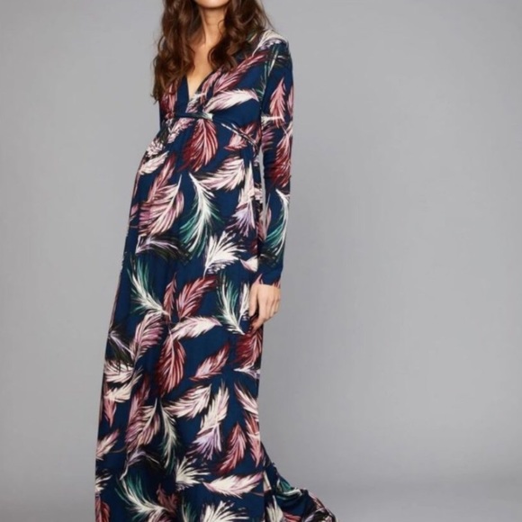 Rachel Pally Caftan Feather Print Dress - Picture 3 of 8